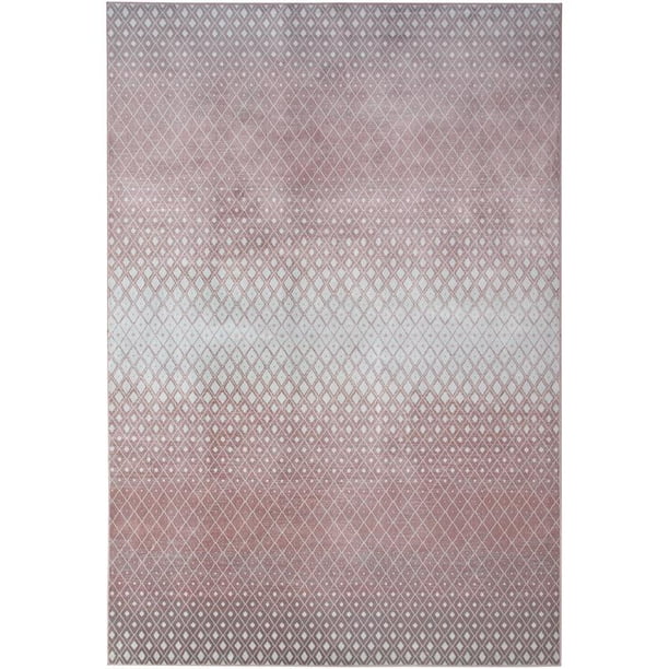 Abacasa Sonoma Merriam Pink/Ivory Area Rug Abacasa Sonoma Merriam Pink/Ivory Area Rug